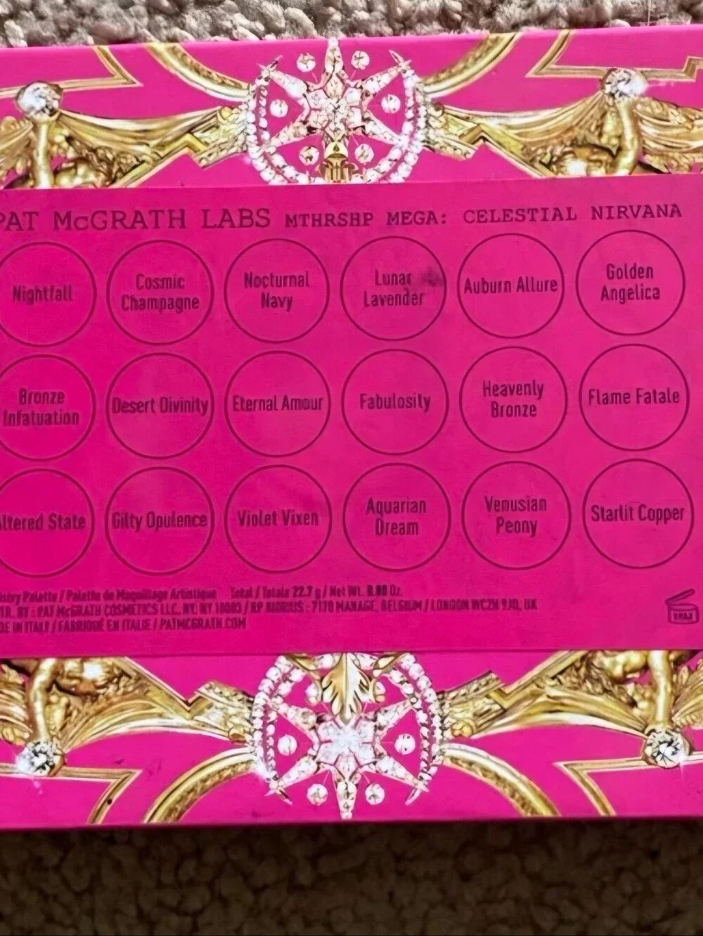 Pat McGrath Mothership MEGA :celestial Nirvana Eyeshadow Palette! Limited Ed!